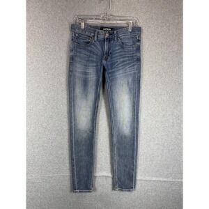 Express Jeans Mens 28x32 Blue Skinny Stretch Denim Classic Fit Medium Wash